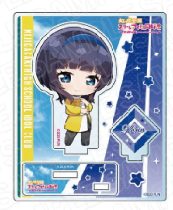 Anime uehara ayumu nakasu kasumi miyashita ai zhong lanzhu mini figura boneca konoe kanata acrílico suporte modelo cosplay brinquedo presente