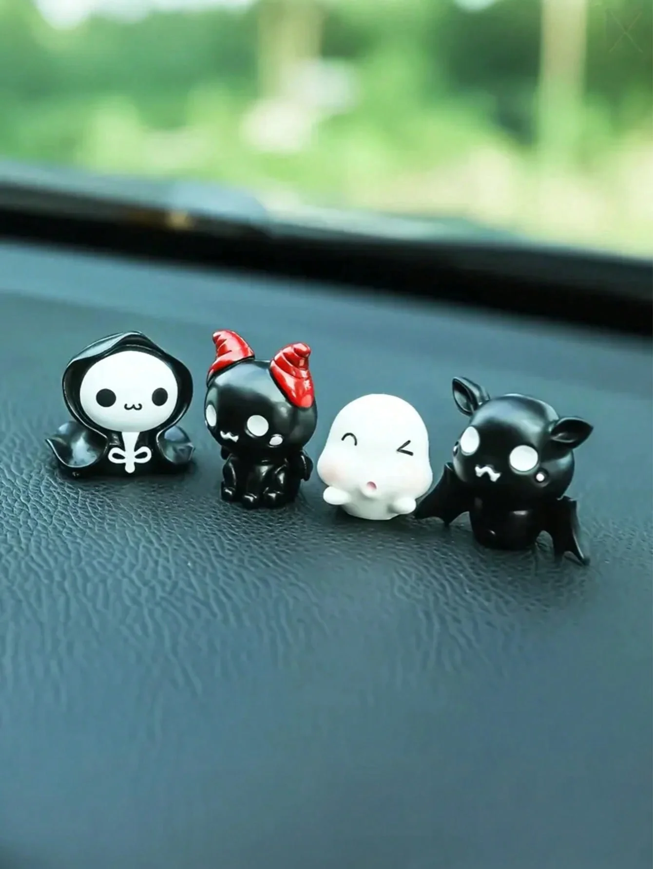 

Набор мини-автомобилей из 4 предметов — волшебная шляпа с тыквенным призраком, украшение для рабочего стола автомобиля, жуткое украшение для рабочего стола, креативное миниатюрное украшение