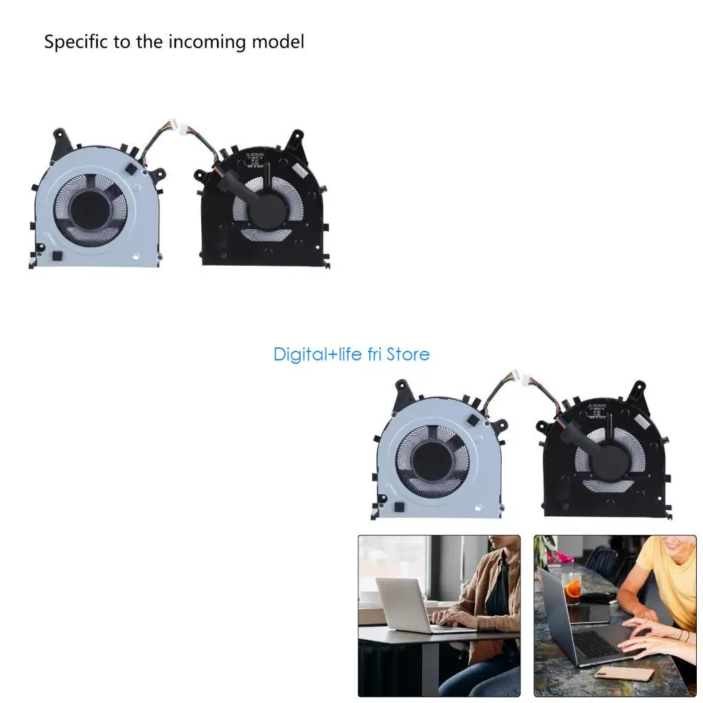 E06D Internal Fan Laptop CPU Fan For E14 Gen 2 / E15 Gen 2 Laptop C-271C-1 Effective Cooling Easy Installation