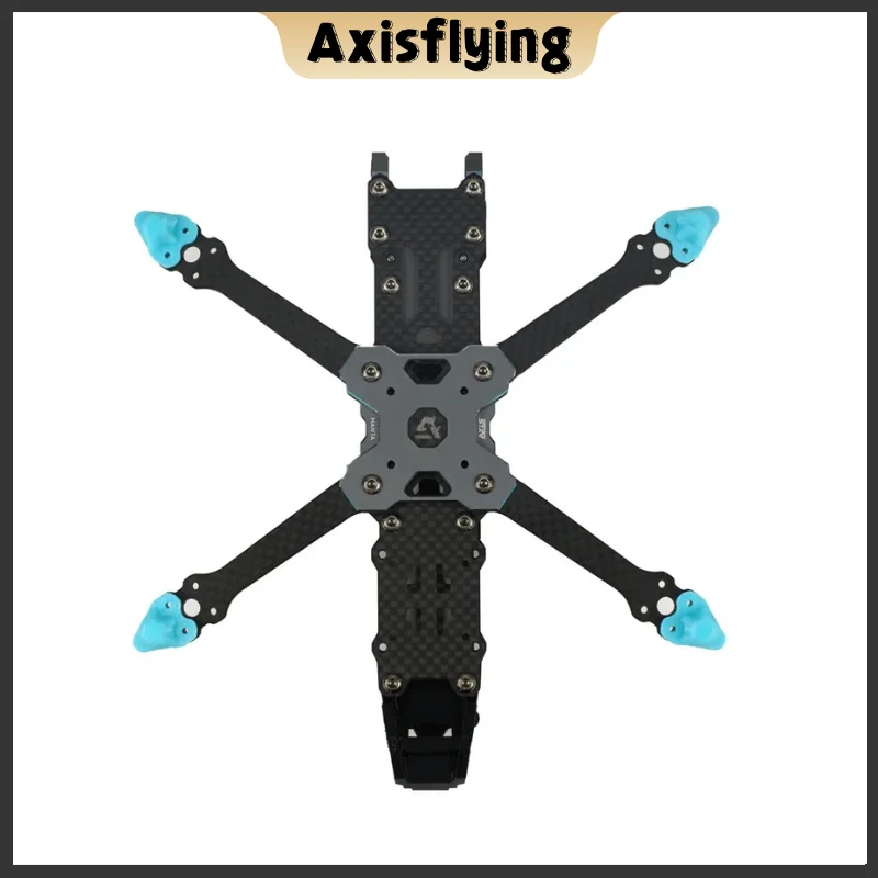 Axisflying MANTA 3.6 นิ้ว 3.6 ''Drone ชุดกรอบกว้าง X รูป 162mm ฐานล้อเที่ยวบินเสถียรภาพสําหรับ DJI O3 FPV Freestyle Drone