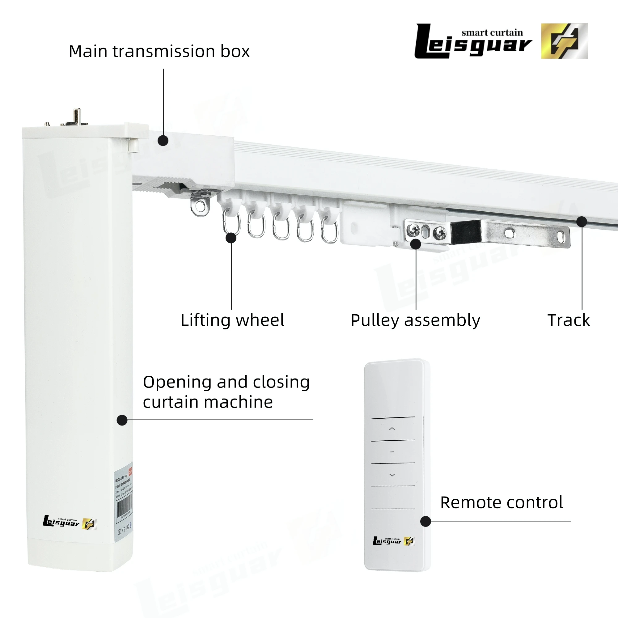 Tuya WIFI Zigbee Smart Home Elektrische Vorhang Unterstützung Alexa Google Stimme Remote Motor Anpassung Track Größe