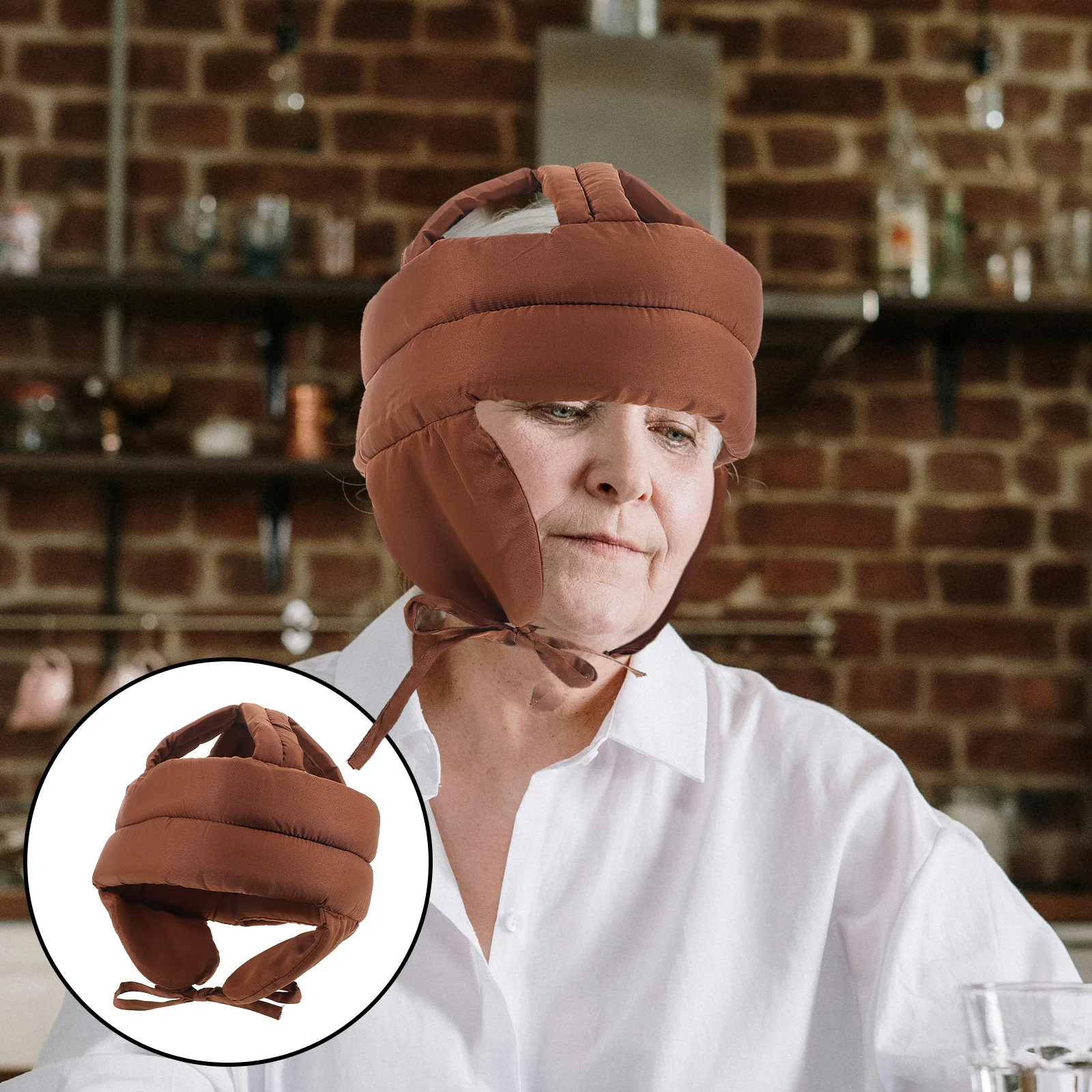 Schutzmütze für ältere Menschen, verstellbar, sicher, leicht, Bump Cap, bequem, atmungsaktiv, für Senioren, Anti-Fall, Anti-Kollision