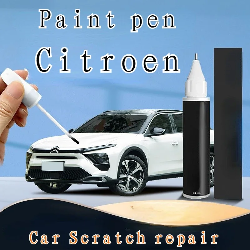Paint Pen Suitable For Citroen Touch-up Paint Pen Pearlescent White Space Silver C1 C2 C3 C5 C4 Special Touch Up Pen 2 In 1 tool