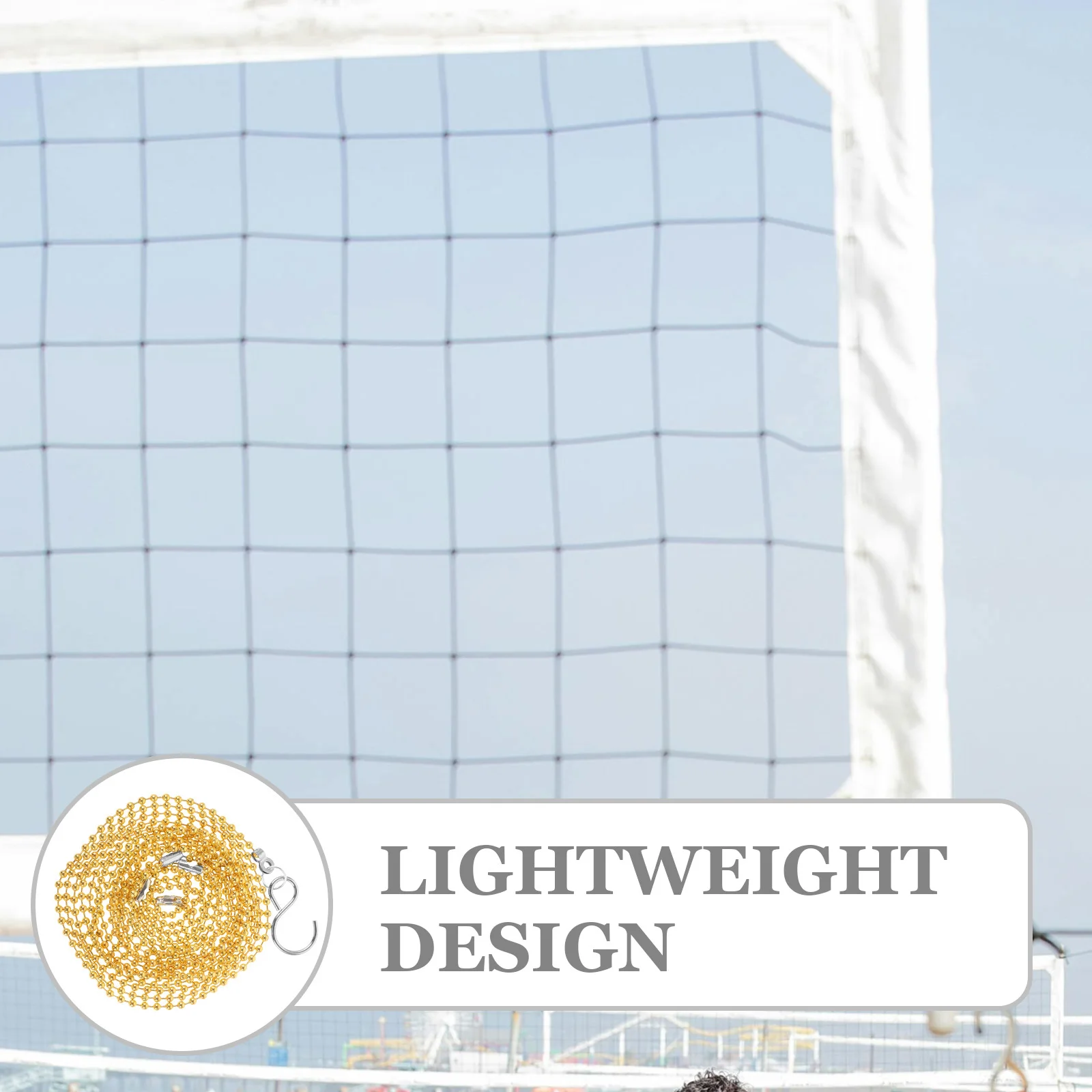 4 قطعة شبكة قياس الكرة الطائرة سلسلة قوية النحاس تنوعا معدات الحكم في الهواء الطلق استخدام معدات الحكم الكرة الطائرة