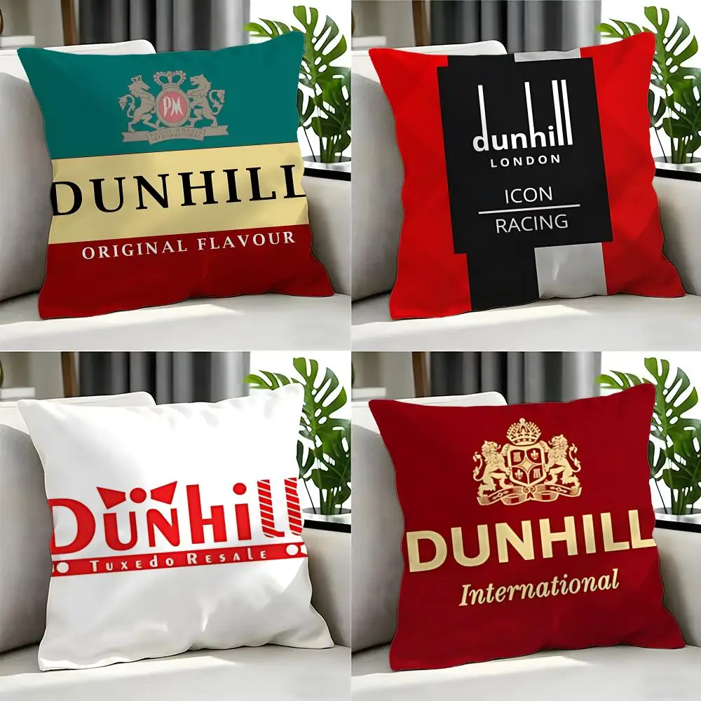 Funda de cojín Dunhill con diseño de cigarrillo, juego de 4 fundas de cojín de 50x50, 45x45, 40x40, funda de almohada decorativa para sofá, decoración del hogar