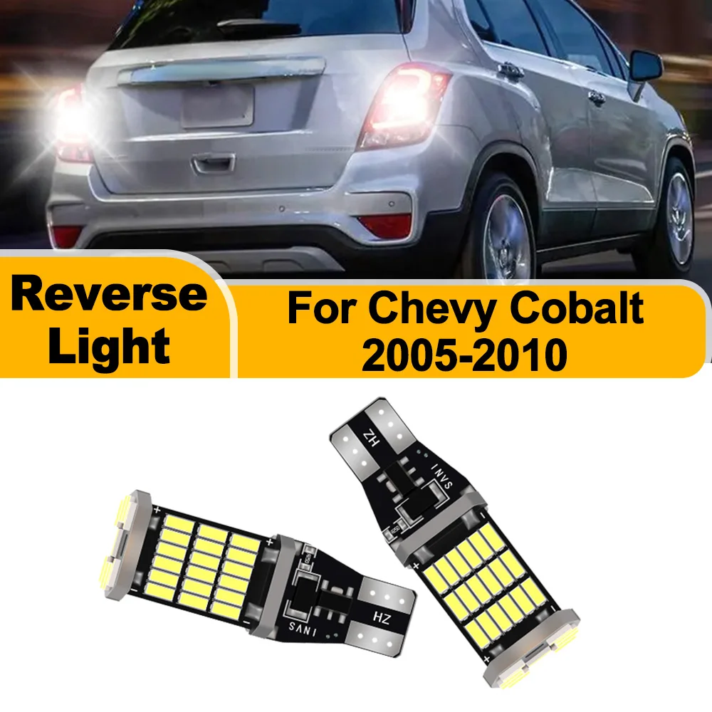 

2 шт. Canbus No Error светодиодный фонарь заднего хода 6000K CSP чипы Plug and Play для Chevy Cobalt 2005 2006 2007 2008 2009 2010 резервная лампа