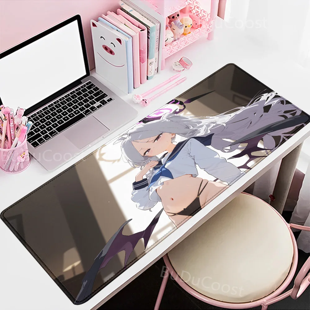 

Game Blue Archive Sexy girl Sorasaki Hina mousepad Large Gaming mouse pad LockEdge Thickened Computer Keyboard Table Desk Mat