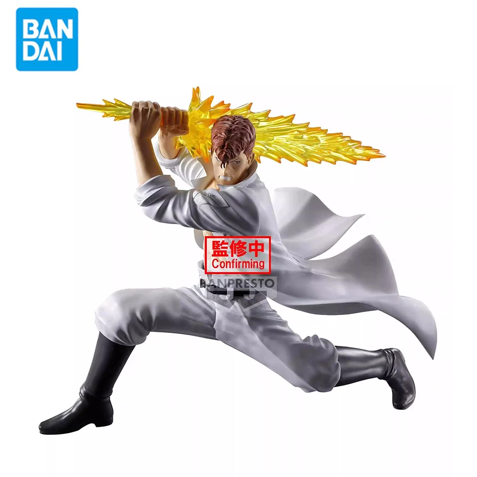 Original Genuine Banpresto YuYu Hakusho 15cm Kuwabara Kazuma Action Figure Cool PVC Room Decoration Gift Toys For Boy Wholesale