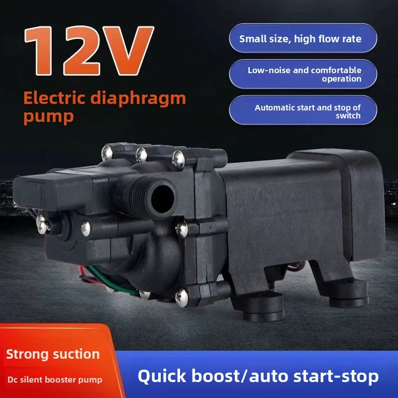 

Electric 12v Agricultural Pump Vegetable Watering Farmland Household Automatic Start Stop Self-Priming Diaphragm Pump