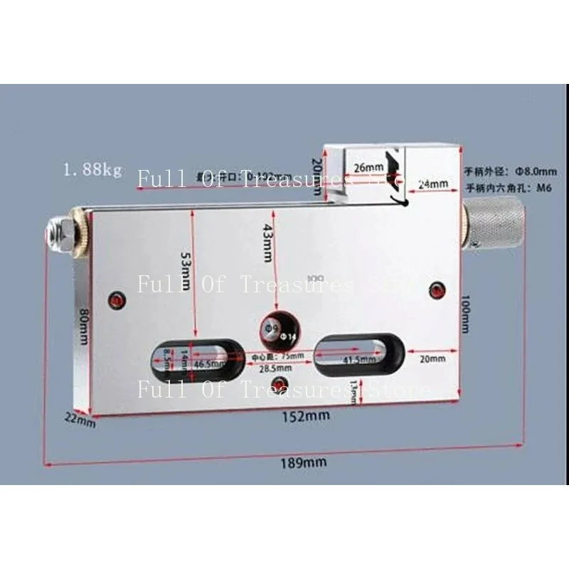 1pc Wire EDM High Precision Vise Stainless Steel 4\