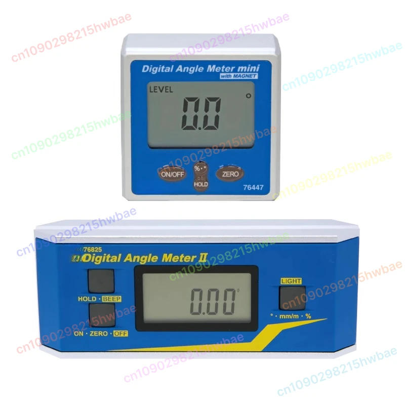 

Digital Angle Meter Mini All-round Measurement Dustproof Rainproof Water Belt Magnet 76447