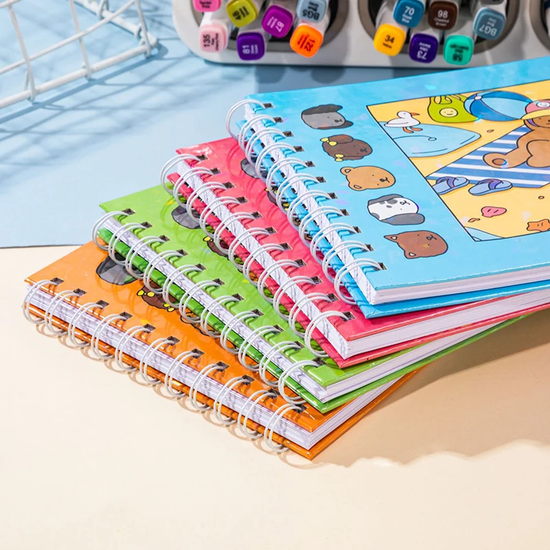 1 шт., книжка-раскраска с милыми животными, детская книга-раскраска с изображением животных, граффити, товары для бобби, книга-раскраска, подарки для студентов