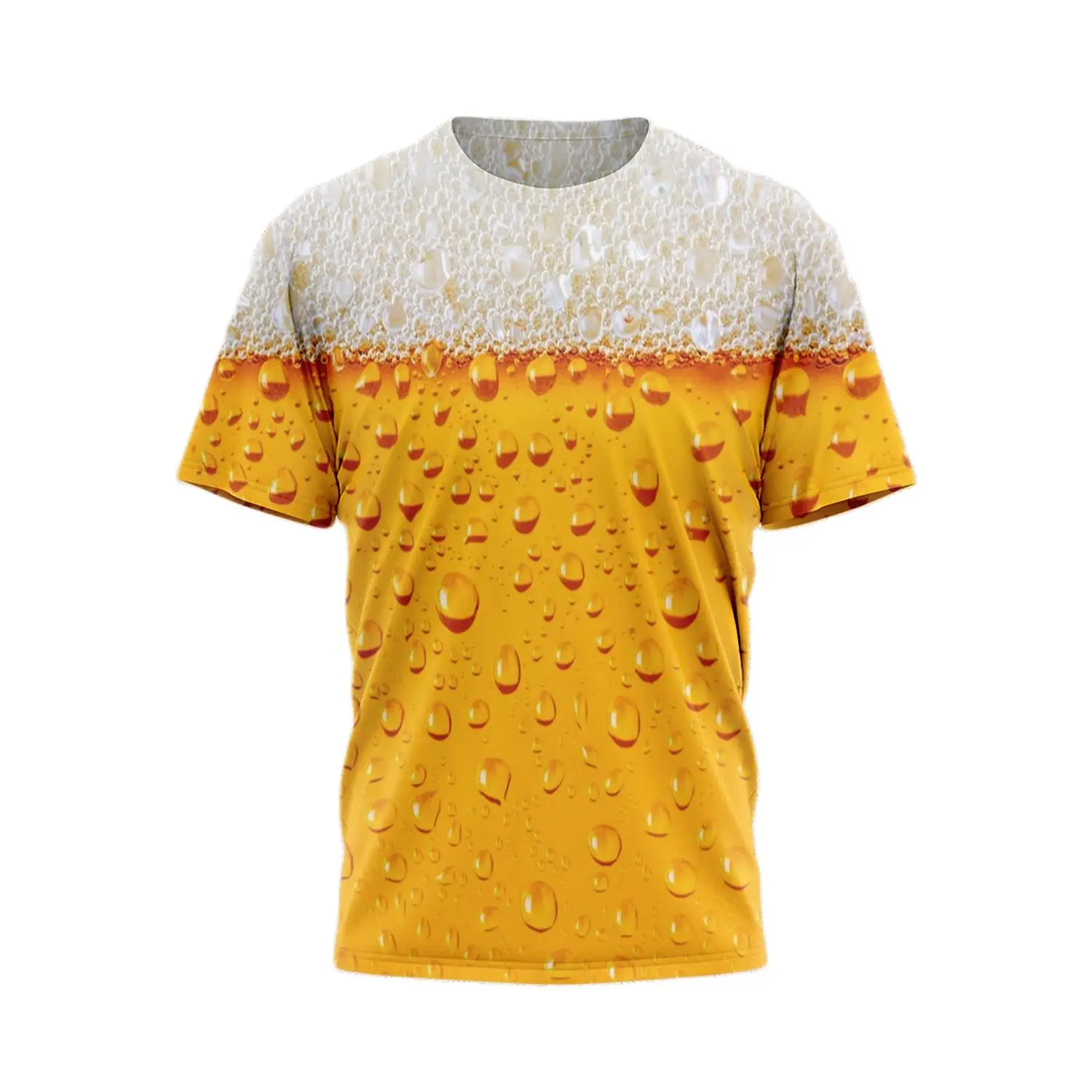 الصيف مضحك تي شيرت البيرة ثلاثية الأبعاد مطبوعة الشارع الشهير الرجال النساء موضة عادية المتضخم قصيرة الأكمام تي شيرت الاطفال تيز القمم الملابس