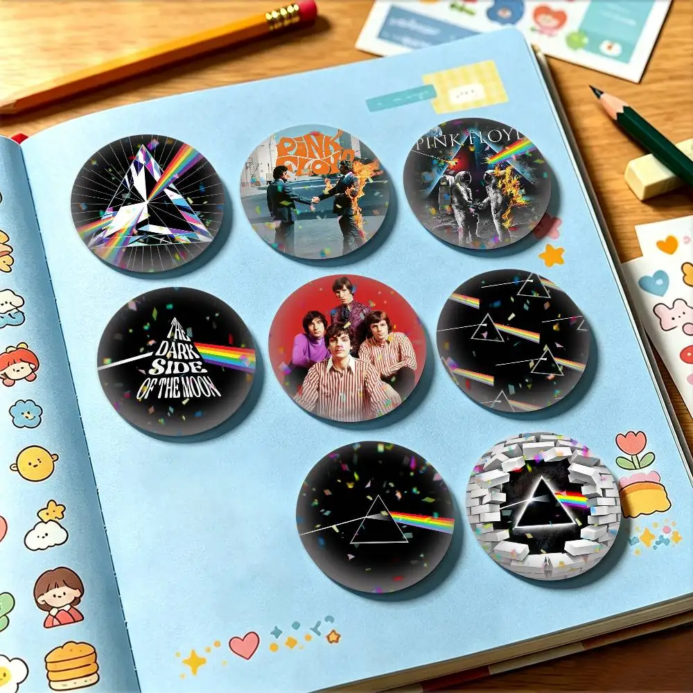 Rock Band P-Pink Floyd  25 32 44 58 75mm Badges Personalized Round Brooches Pins Accessory Gift