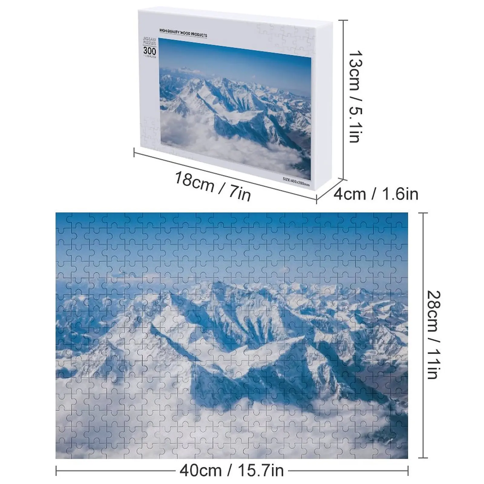 에베레스트 산 지그소 퍼즐 나무 이름 맞춤 선물 게임 어린이 맞춤형 장난감 퍼즐