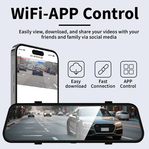 10 best sales मिरर डैश कैम - №3