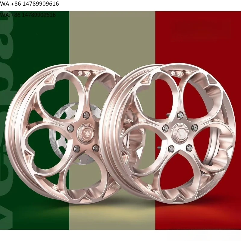 

Zhang Xue Style WSBK Racing Forged Wheels for Vespa 12 inch. TARNS Lightweight Aluminum Alloy Rims. Moto GP Custom Billet