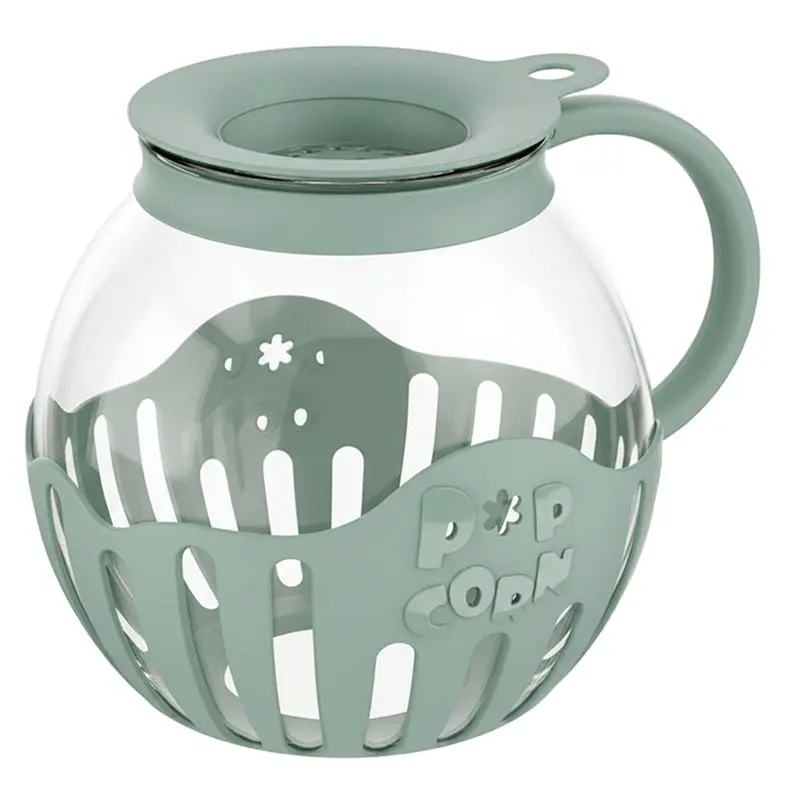 

Must Have Homemade Microwave Popcorn Self‑Exploding Pot High‑Borosilicate Glass Popcorn Maker Safe Heat‑Resistant Kitchen Tool