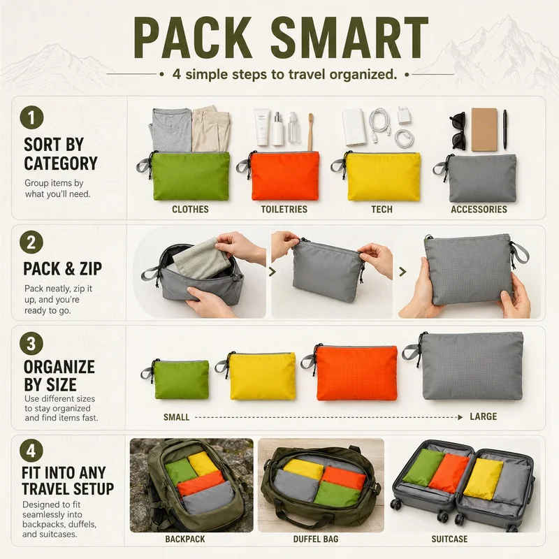 Ultralight Waterproof Camping Storage Pouch 5
