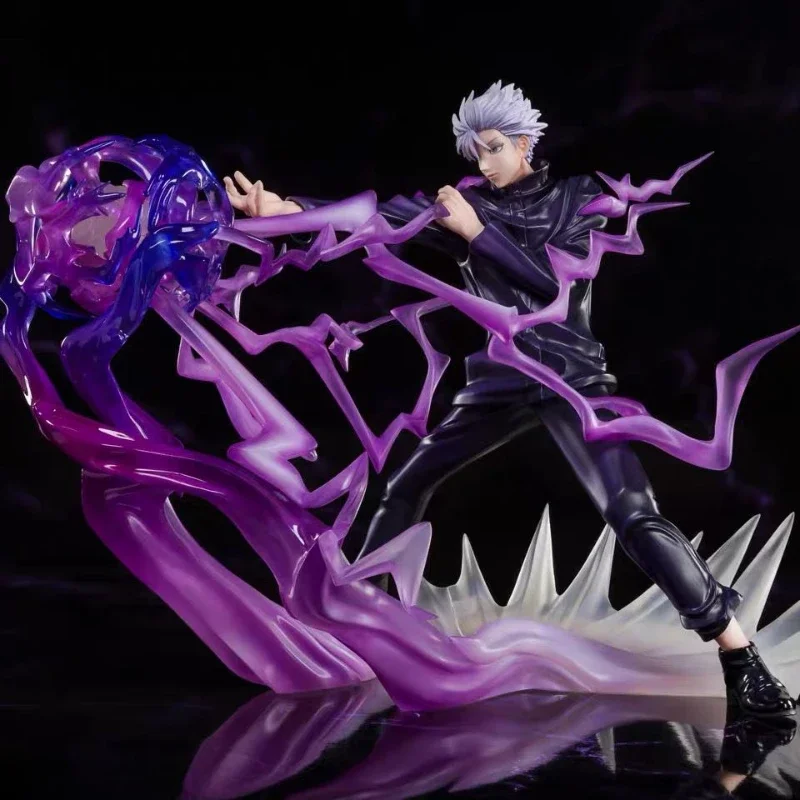 

18cm Jujutsu Kaisen Gojo Satoru Action Figure Animation Peripherals Manga Battle Scene Ornament Collection Desktop Display Toy