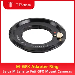 TTArtisan LM-GFX Camera Lens Adapter Convertor Ring for Leica M lenses to Fujifilm GFX G-mount Camera GFX50S GFX50R GFX100