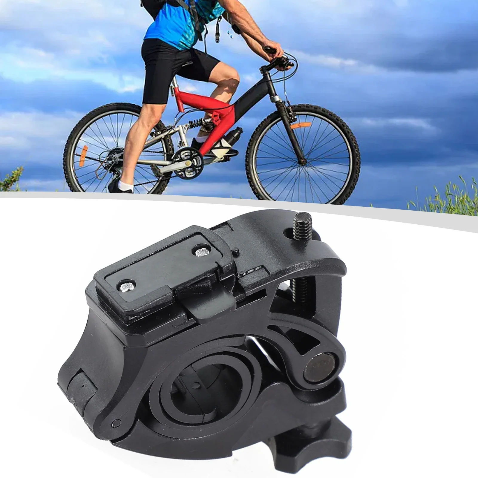 Bicycle Light Holder Bike Headlight Bracket For LED Flashlight Torch Lamp Cycling Four Kinds Of Headlight Mount Parts