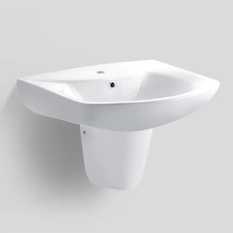 Modern Design Restaurant Wall Hanging Washbasin Sink Bathroom Sink Single Hole Bathroom Sink