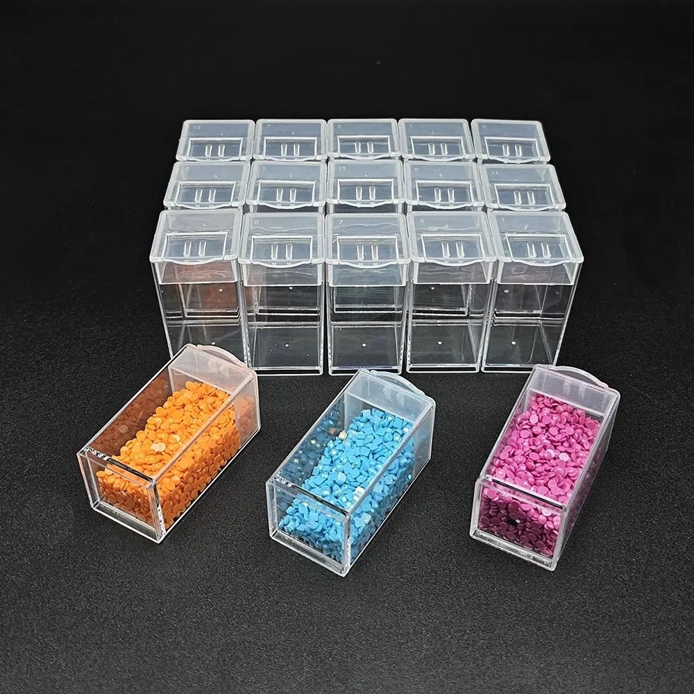 Storage Box Diamond Painting Tools Accessories 5D DIY Container Diamond Embroidery Accessories Drill Box Mosaic Container Case