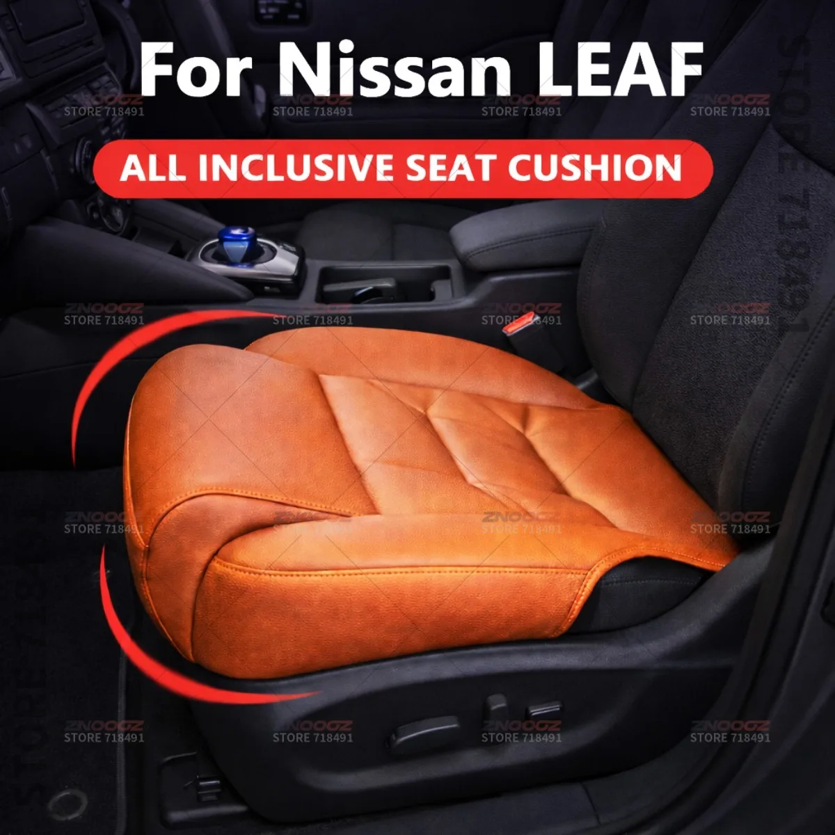

For Nissan LEAF Cross Car Seat Leg Support Extension Seat Cover Memory Foam Extender Cushion Interior Accessories