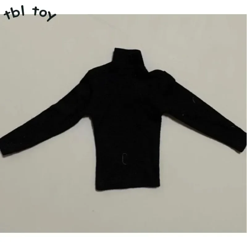 

1/6 Scale Black Turtleneck Knitted Sweater Long Sleeve Top Clothes Model for 12 Inch Male Soldier Action Figures Doll