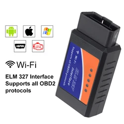 ELM327 V2.1 OBD2 Scanner Bluetooth Car Diagnostic Tool For Android /IOS Code Reader Automotive Fault Detector