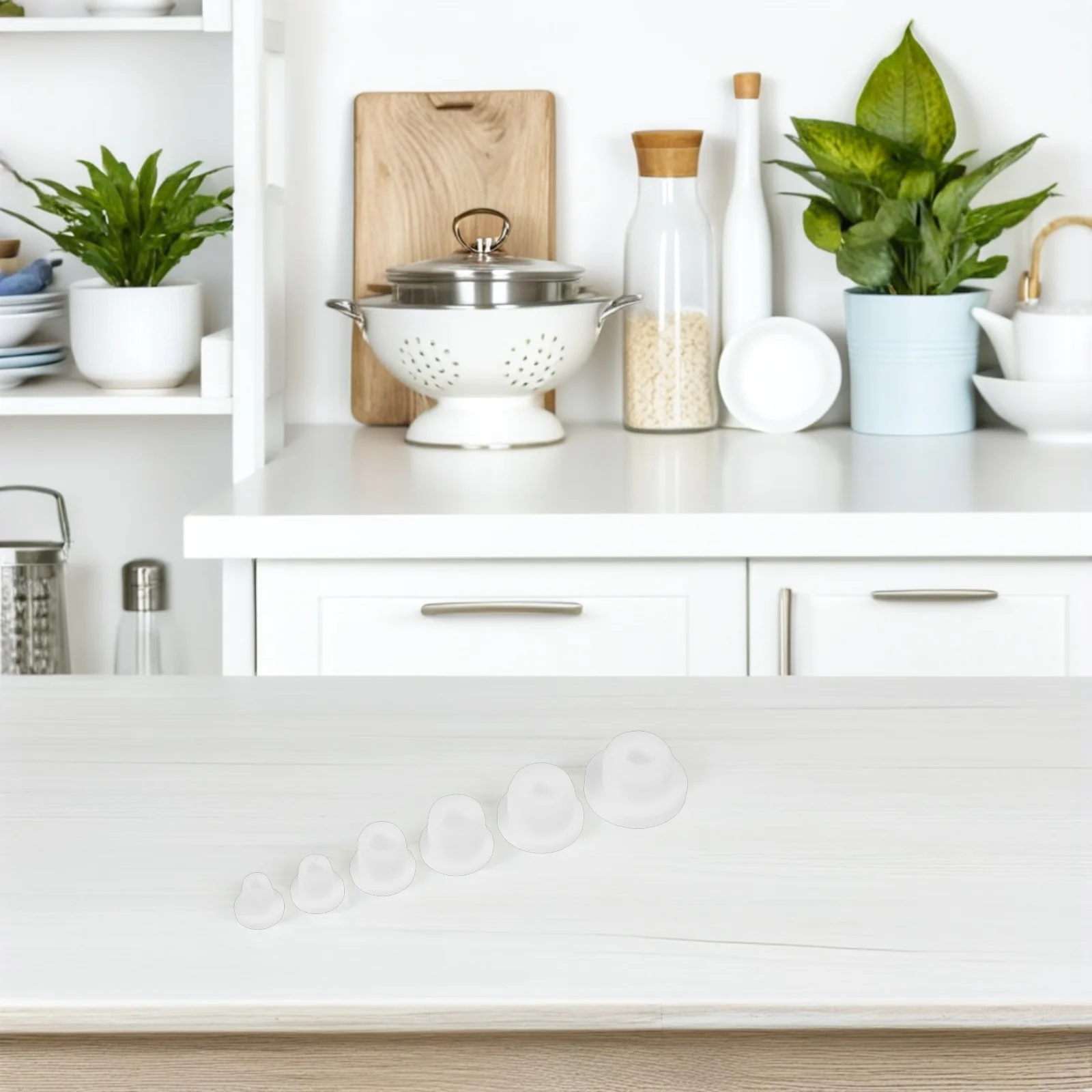 

60 Pcs Salt Pepper Jar Plug Reusable Silicone Bottle Cap Sealing Silica Gel Piggy Bank Stopper Replacement Closure