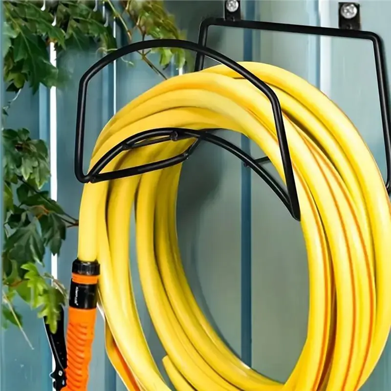 Fresh Multipurpose Garden Hose Holder Wall Mount Bracket Heavy Duty Organizer Decorative Supplies For Outdoor For Outside Home P