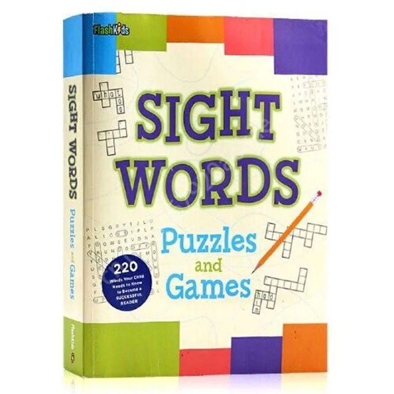 The New Version of Sight Words 220 Common High-frequency Vocabulary Children Learn English Word Book English Textbook