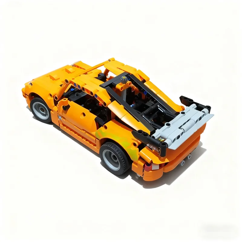 714pcs MOC Porscheed Technical Model Building Blocks Construction Creative DIY Christmas Gift Idea Education Brick Toy Kids