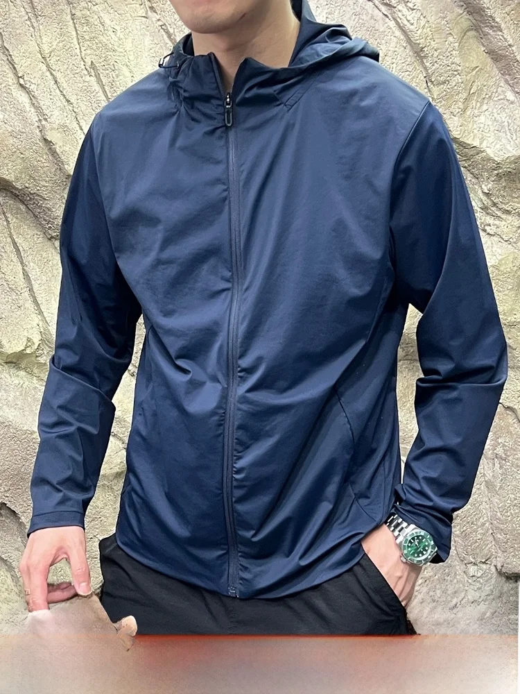 

Серия D, уличная дышащая тонкая весенне-летняя кожаная куртка с лазерным сверлением, тихая сухая водонепроницаемая молодежная подставка Faion, подходит для джета