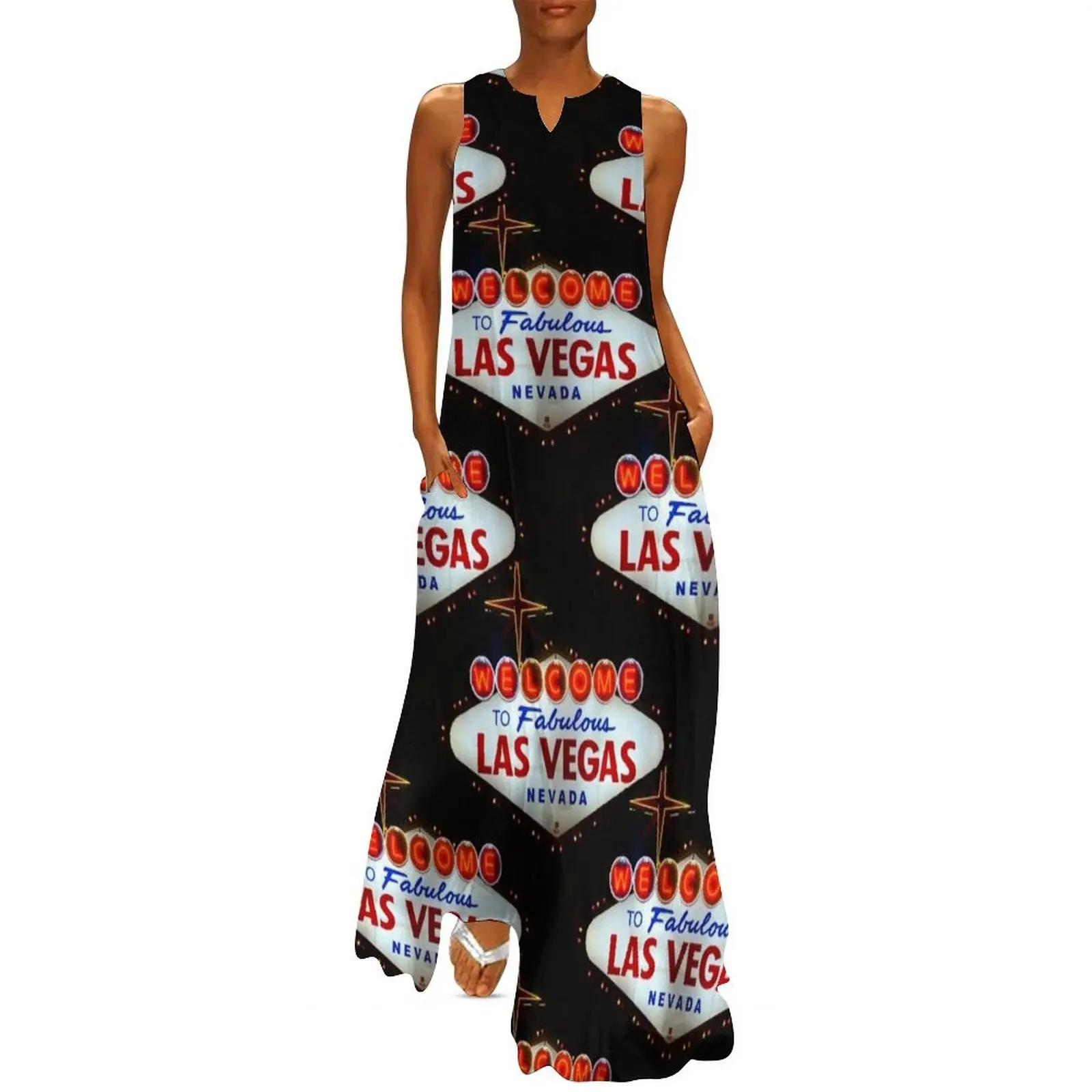 Robe longue de Las Vegas pour femmes, vêtements de luxe, robes de soirée, 2025, 2025