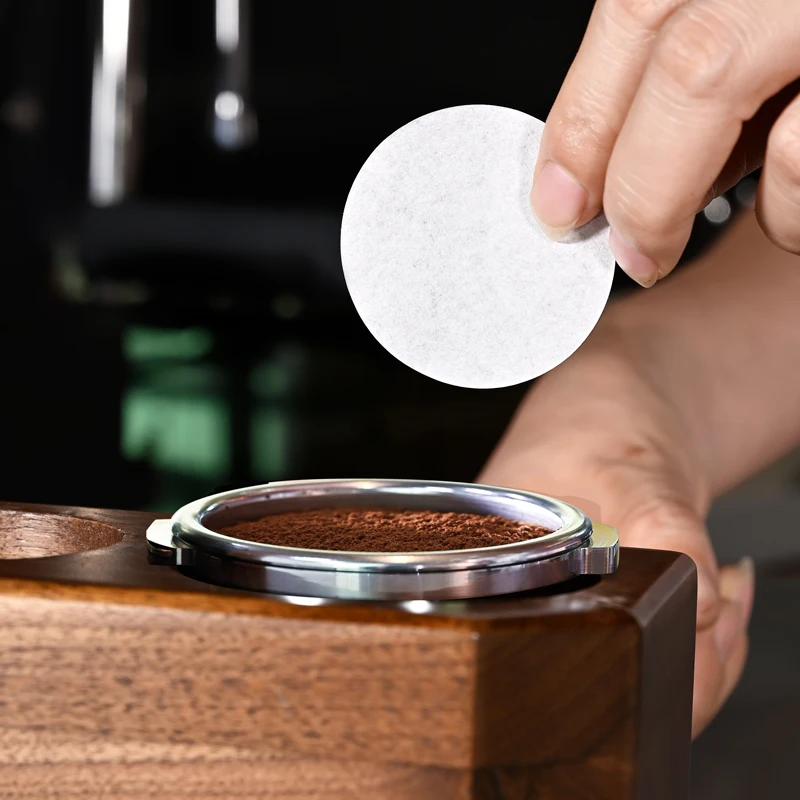 KACACAO 100/200/400Pcs Espresso Paper 51/53/58mm Filter Espresso Coffee Maker Disposable Filter Puck Screen Portafilter Paper