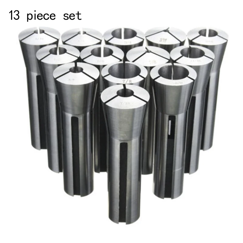 Musim Semi Dimuat Collet Chuck untuk Mesin Penggilingan R8 End Mill Pemegang Set Presisi Tinggi Collet Chuck 40Cr