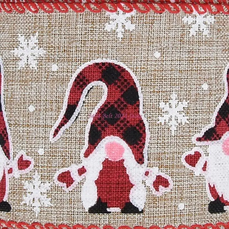 49ME Kerstfeestdecoratie Benodigdheden Linten en strikken voor geschenken Taartlint