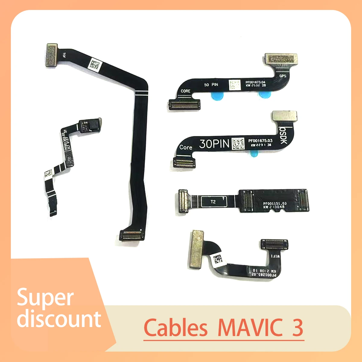 

Mavic 3 3c 3pro Cine body ESC GPS TOF front and rear vision machine internal cable, factory disassembled and packaged for dji