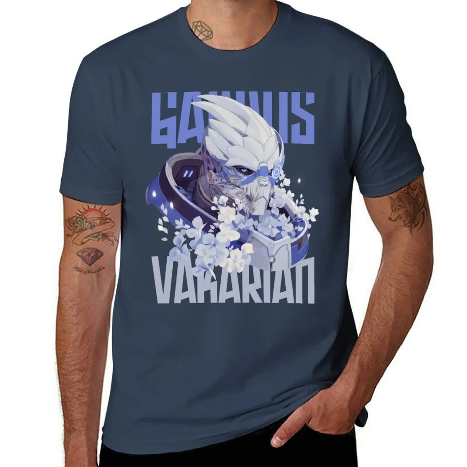 GARRUS VAKARIAN Essential T-Shirt Soft Anti-Shrink Cotton Tee
