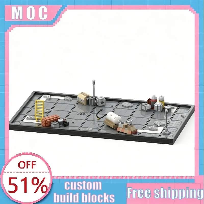 

955 Parts MOC U-Wing Landing Platform Diorama Base Model Custom Creative Building Blocks Educational Assembly Toy Special Gifts