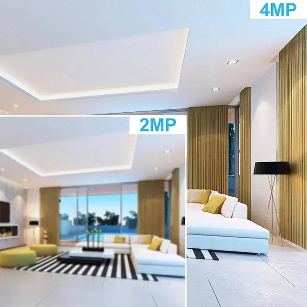 NEW 4MP IP WIFI Camera Indoor P2P Wireless Baby Monitor Home Security Auto Tracking Night Vision IP Surveillance Camera