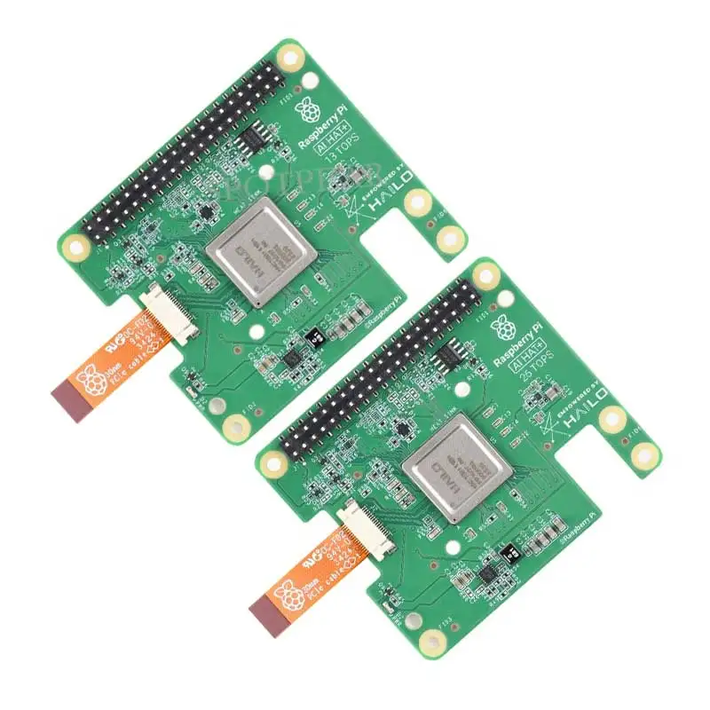 Raspberry Pi AI HAT+ Originale ufficiale ad alte prestazioni Hailo-8/8L 13/26Tops per Pi5 PCIe M.2 Gen3