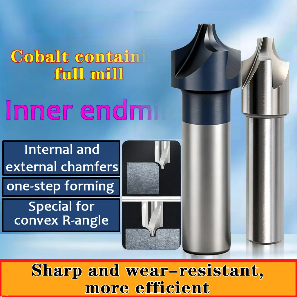 

KINGYA High speed steel with black coating inner R milling cutter R0.5 R1.0 R1.5 R2.0 R3.0 R4.0 R5.0 R6.0 R7.0 R8.0 R9.0 R10 R12