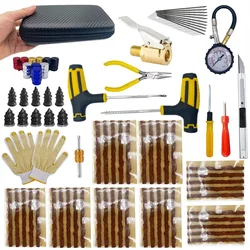 Auto Tire Repair Kit Puncture Plug Tools Tyre Puncture Emergency for Universal Tire Strips Stiring Glue Repair Tool