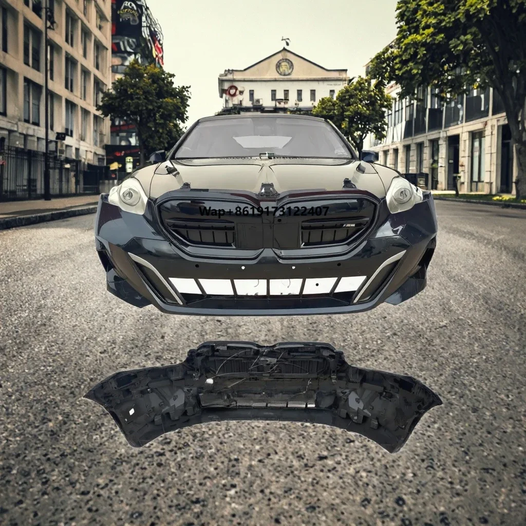 

Премиальный комплект переднего бампера M-Style OEM-качества 2023-2024 для BMW 5 серии G60 M5/540i 550i, глянцевый черный, с решеткой и вентиляционными отверстиями