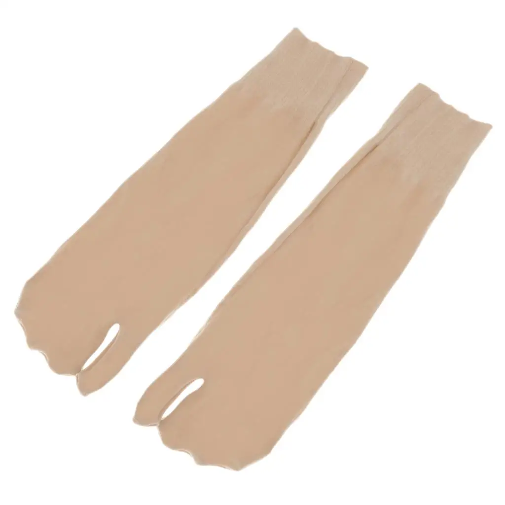 Tabi Ninja Geta Socks Thin Silk Split Toe Sexy Body Socks for Women Accessories and Socks for Sandals