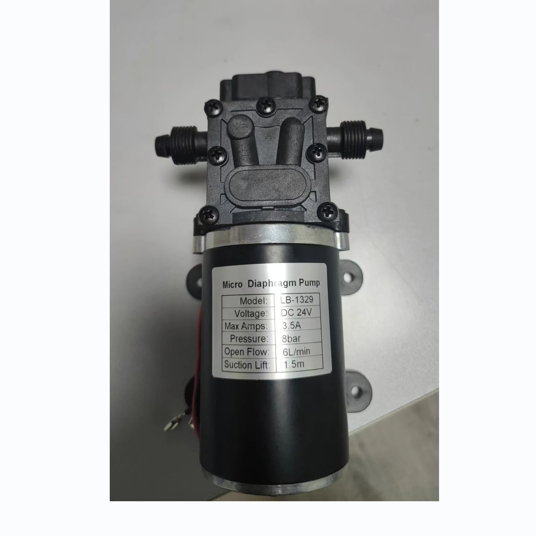 

1 шт., самовсасывающий насос давления 12 В 24 В, высокая мощность, высокое давление, автомойка, сельскохозяйственный электрический опрыскиватель, насос постоянного тока 90 Вт